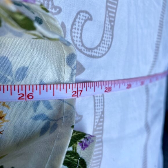 Cotton Retro Floral Print Circle Skirt - Picture 8 of 9